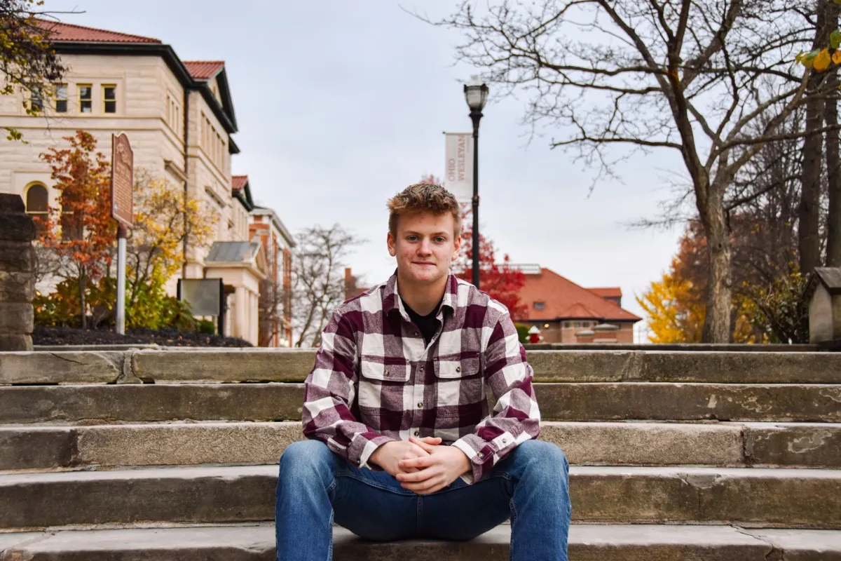 Young athlete in action during youth sports game